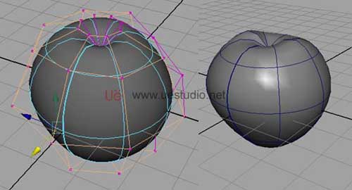 用maya制作荔枝(1)