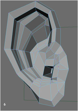 人耳朵的建模方法
